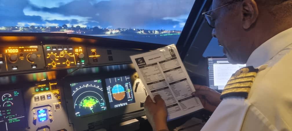 Le pilote de NextGen Flight Sim